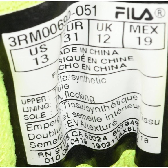 Fila Diskize 2 -Kids Shoes Fila Memory (Size US 13 Toddler) - Picture 9 of 9